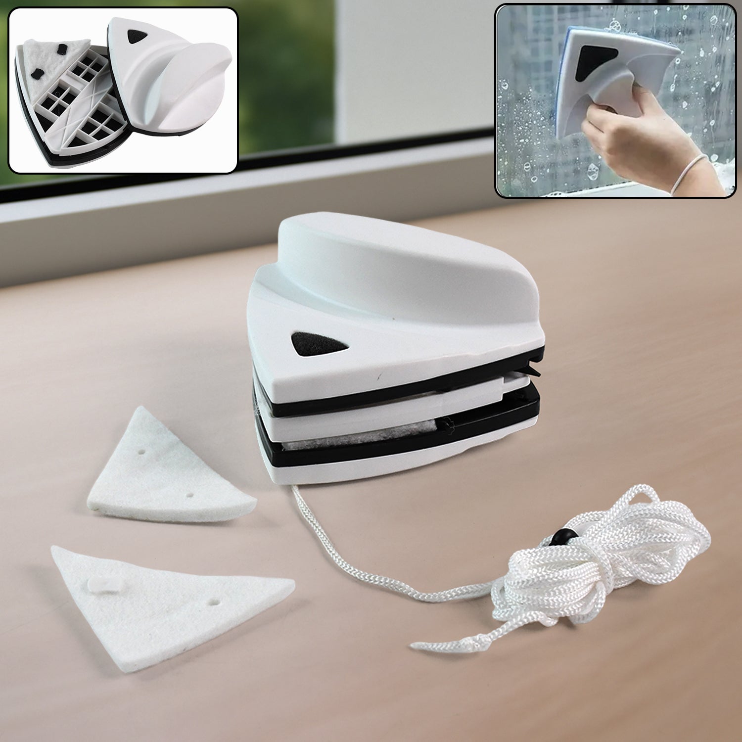 Clear Ease 2-in-1 Glass Squeegee Clear Ease 2-in-1 Glass Squeegee